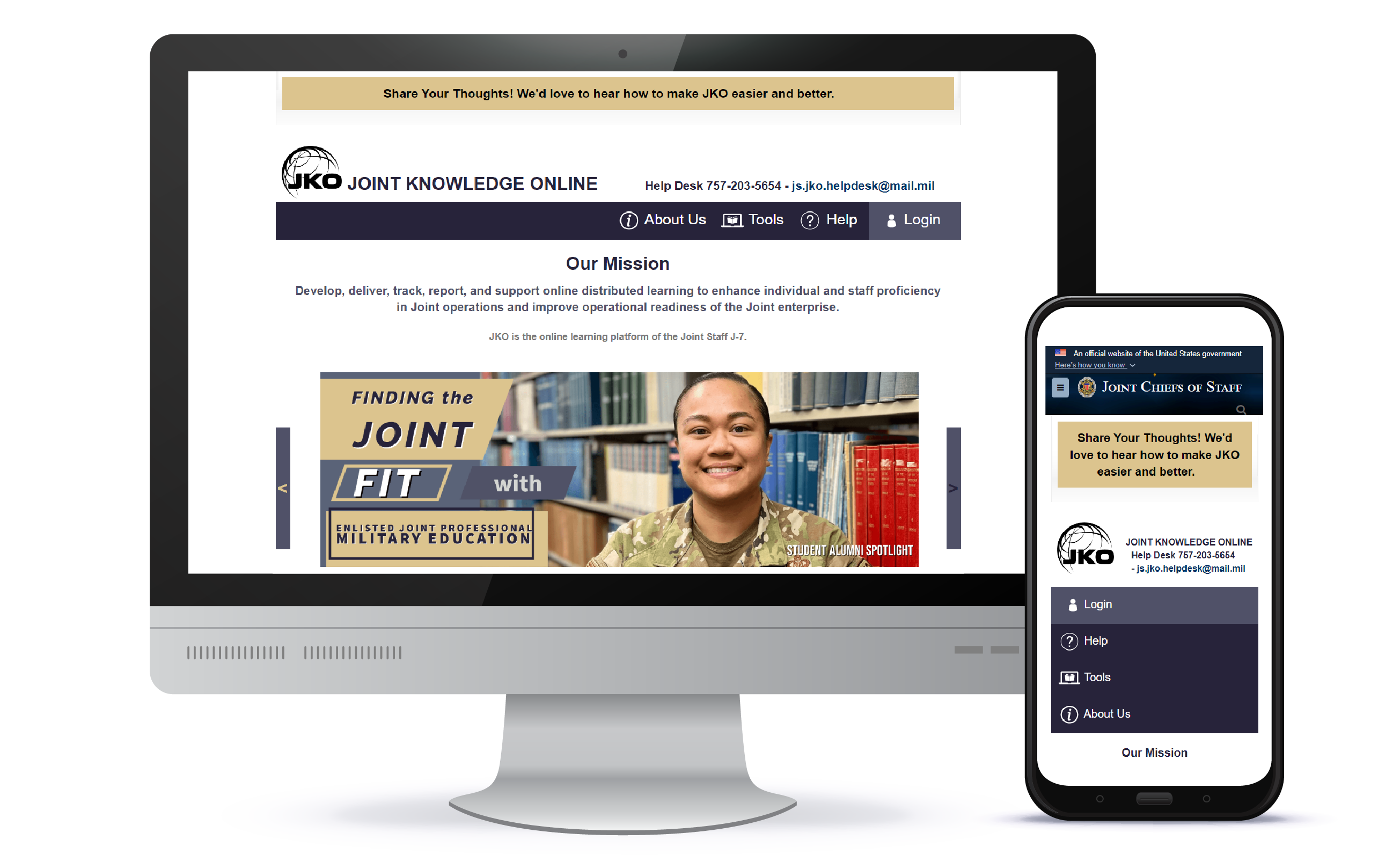 JKO Launches Redesigned Public Website Joint Chiefs Of Staff JKO Launches Redesigned Public Website Joint Chiefs Of Staff